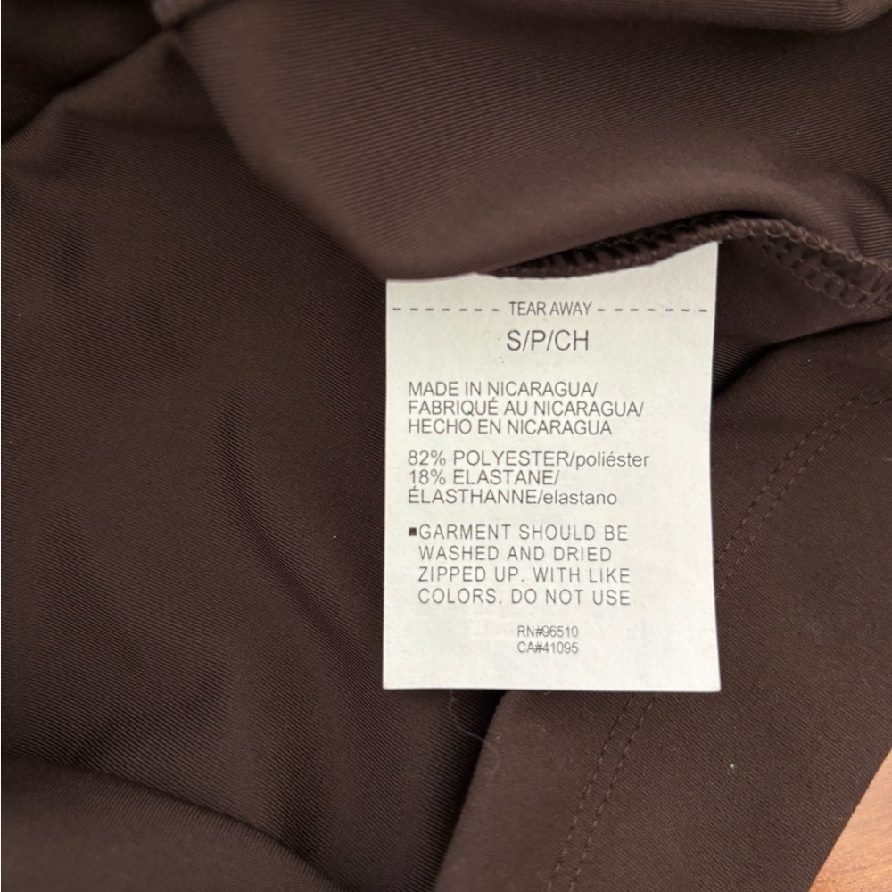 Under Armour Brown Zip Up jacket‎ Women Small NWT - Picture 4 of 5